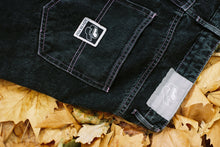 Load image into Gallery viewer, Black Denim Baggy Denim Pants
