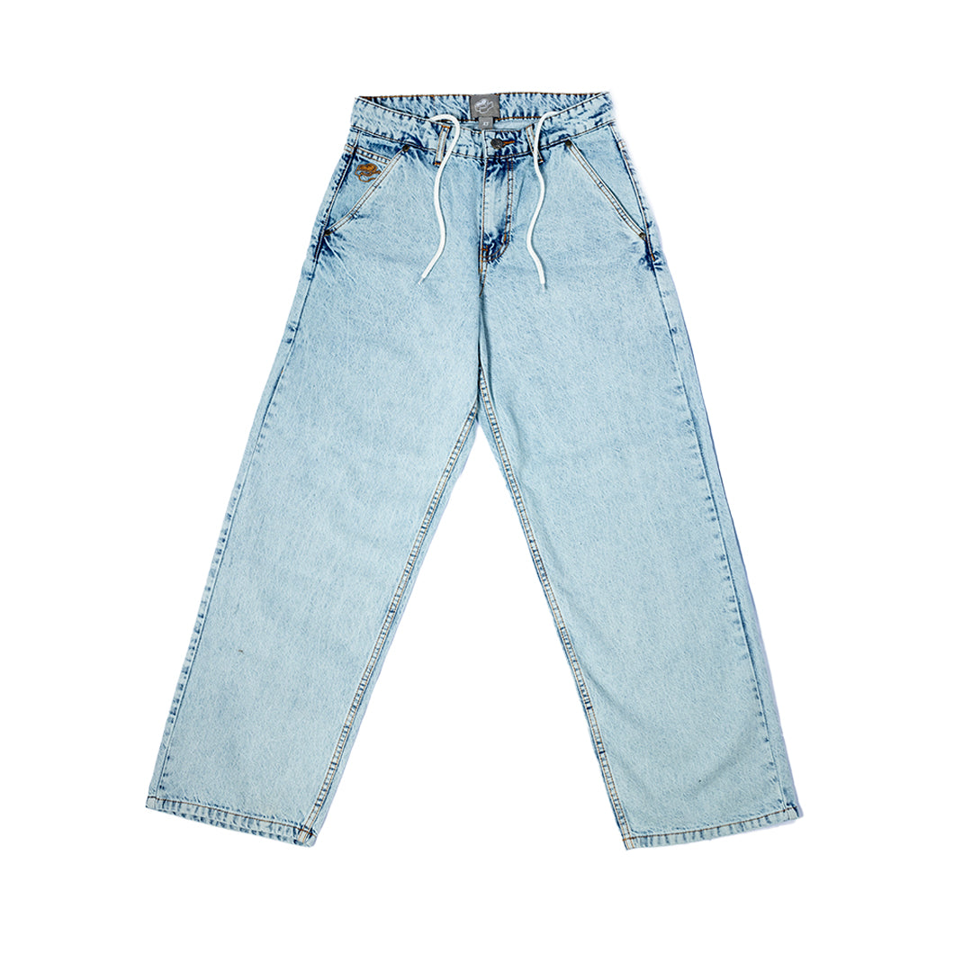 Light Blue Baggy Denim Pants