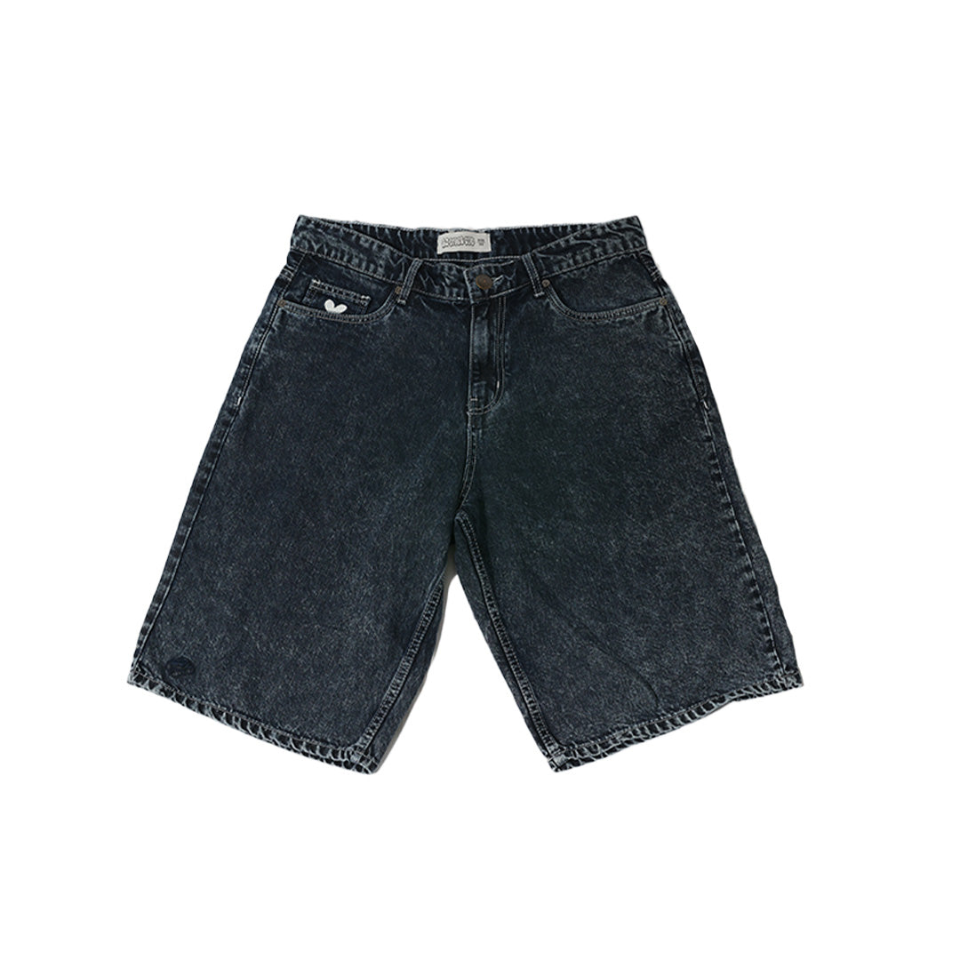 JORTS | ACID WASH BLUE