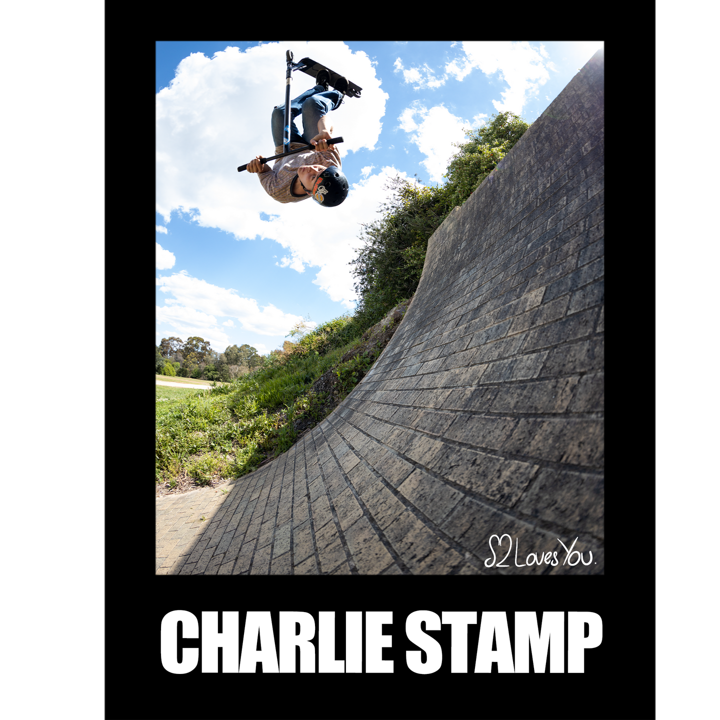 Charlie Stamp | Polaroid Sticker